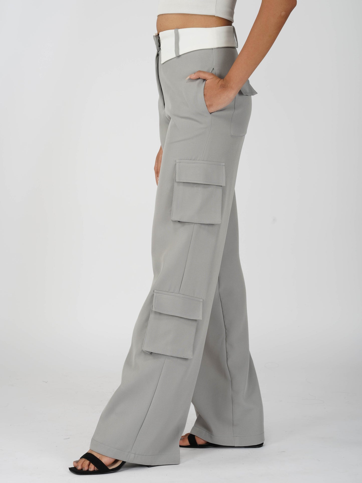 Grey Cargo Pants - Dusk Pants (Ash)