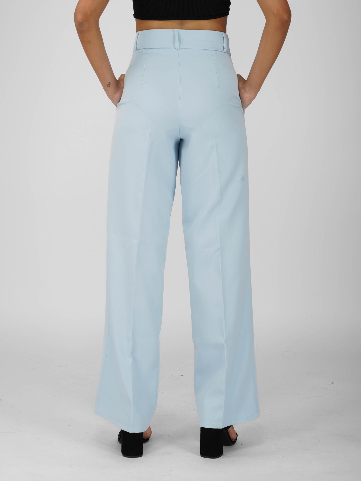Blue Pleated Pants - Mist Pants (Sky)