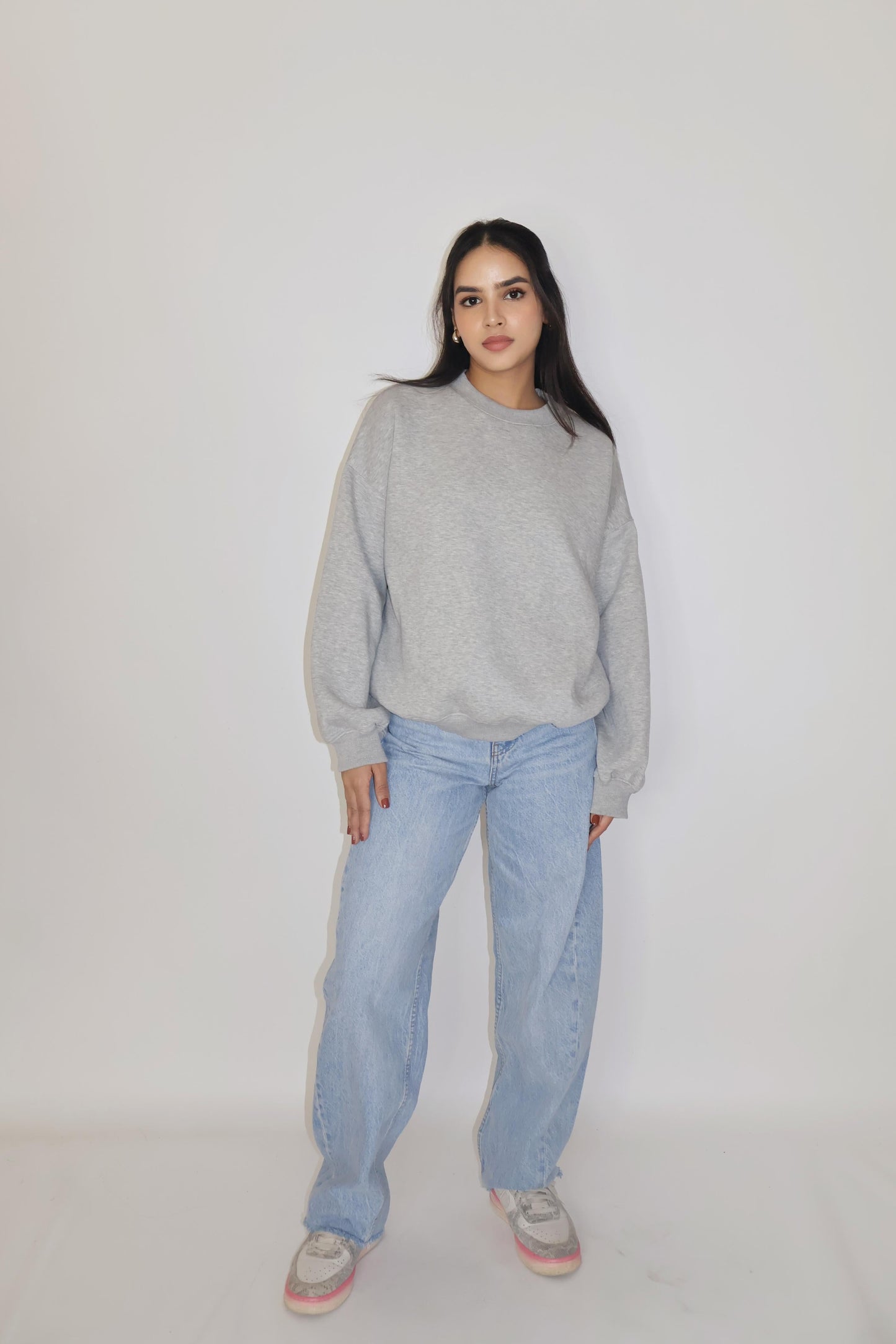 Grey Crewneck Sweatshirt - Butter Soft Crewneck (Slate)