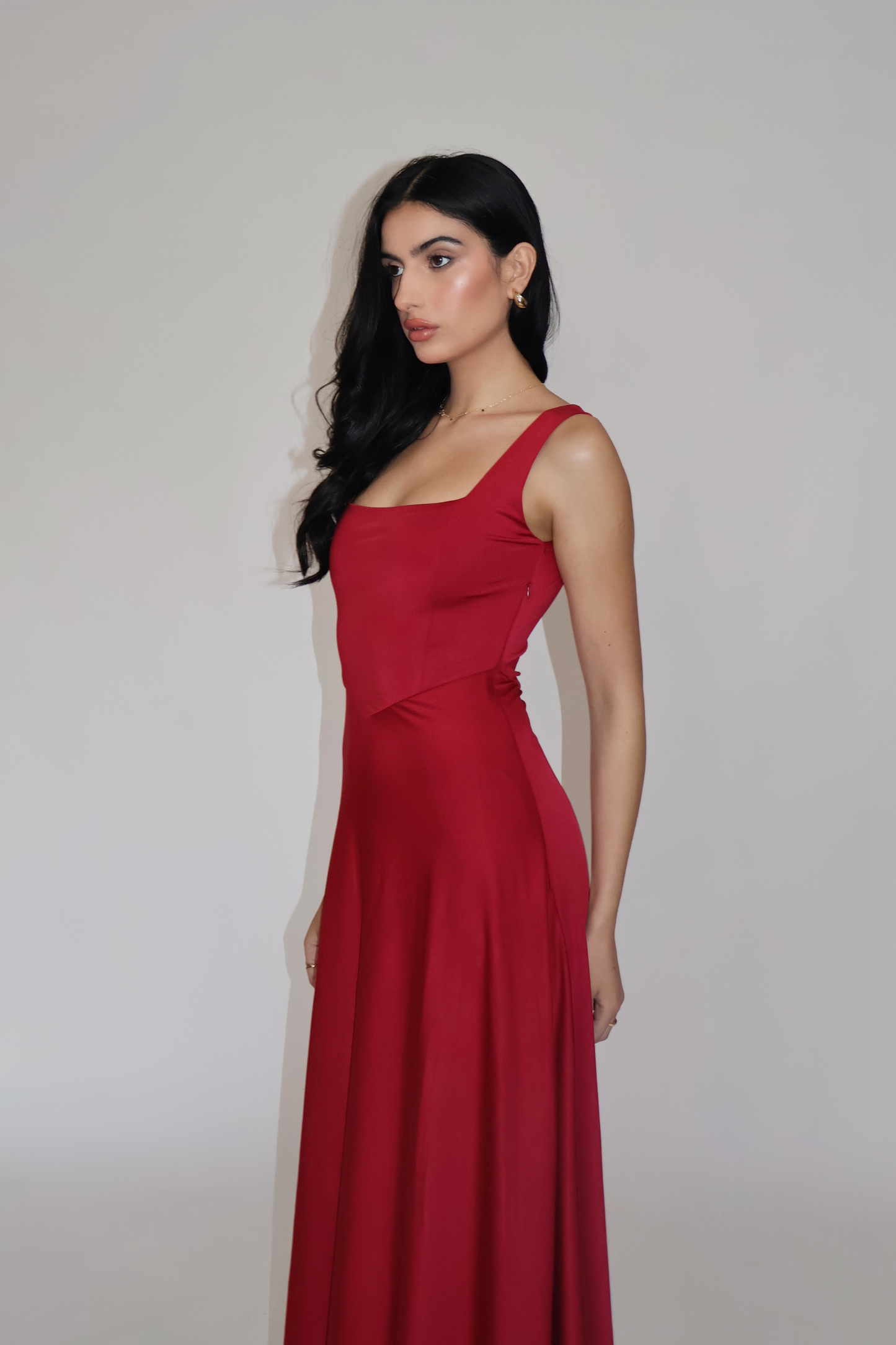 ROSÉ DRESS - (Cherry)