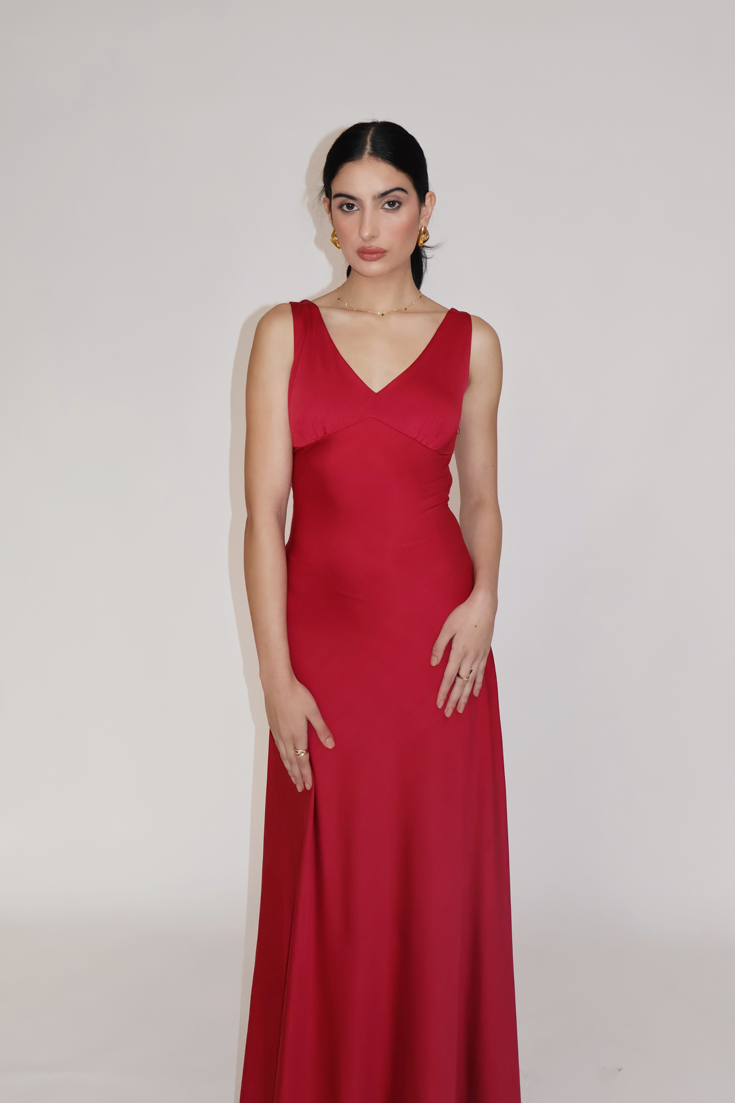 PROSECO DRESS - (Cherry)
