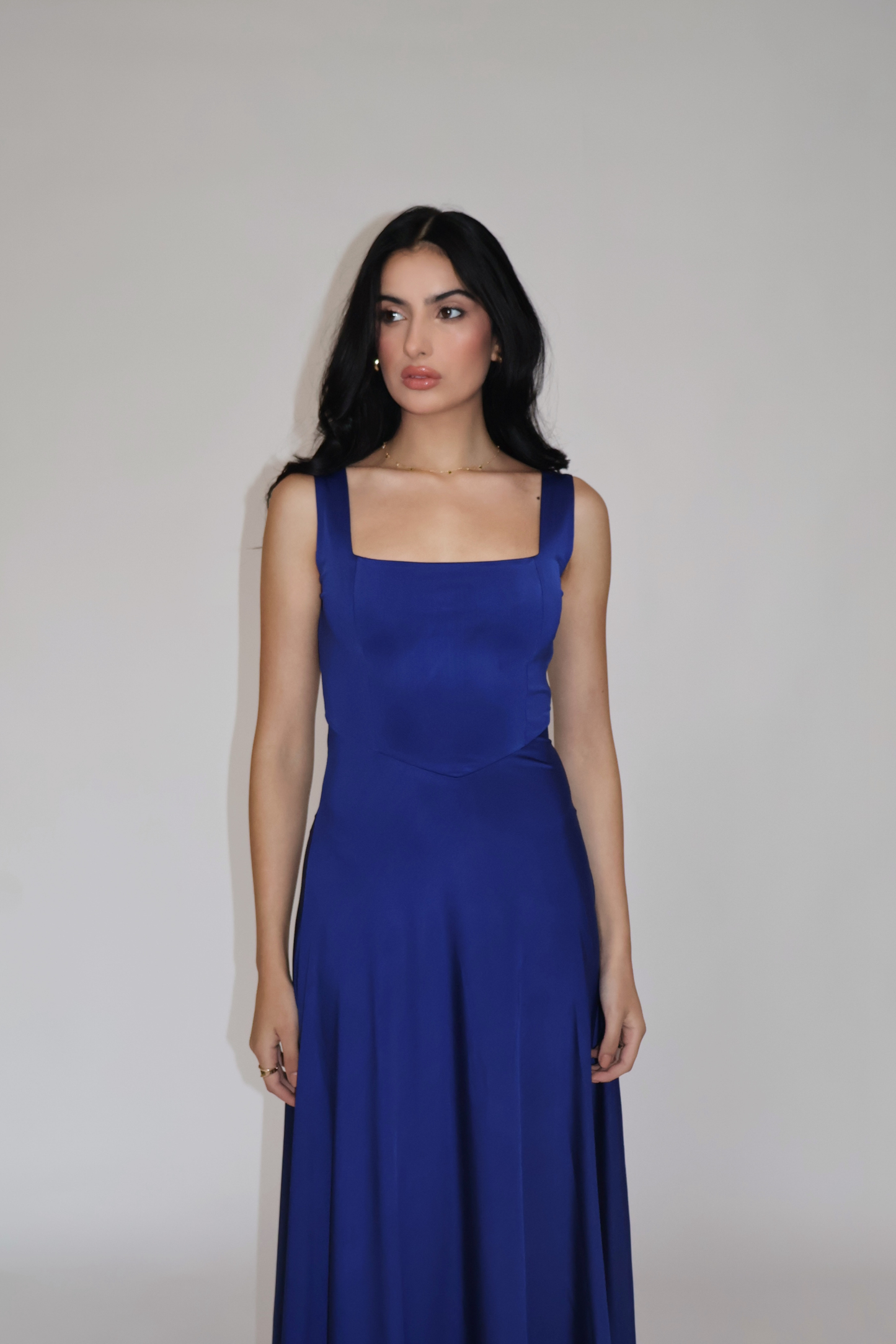 ROSÉ DRESS - (Navy)
