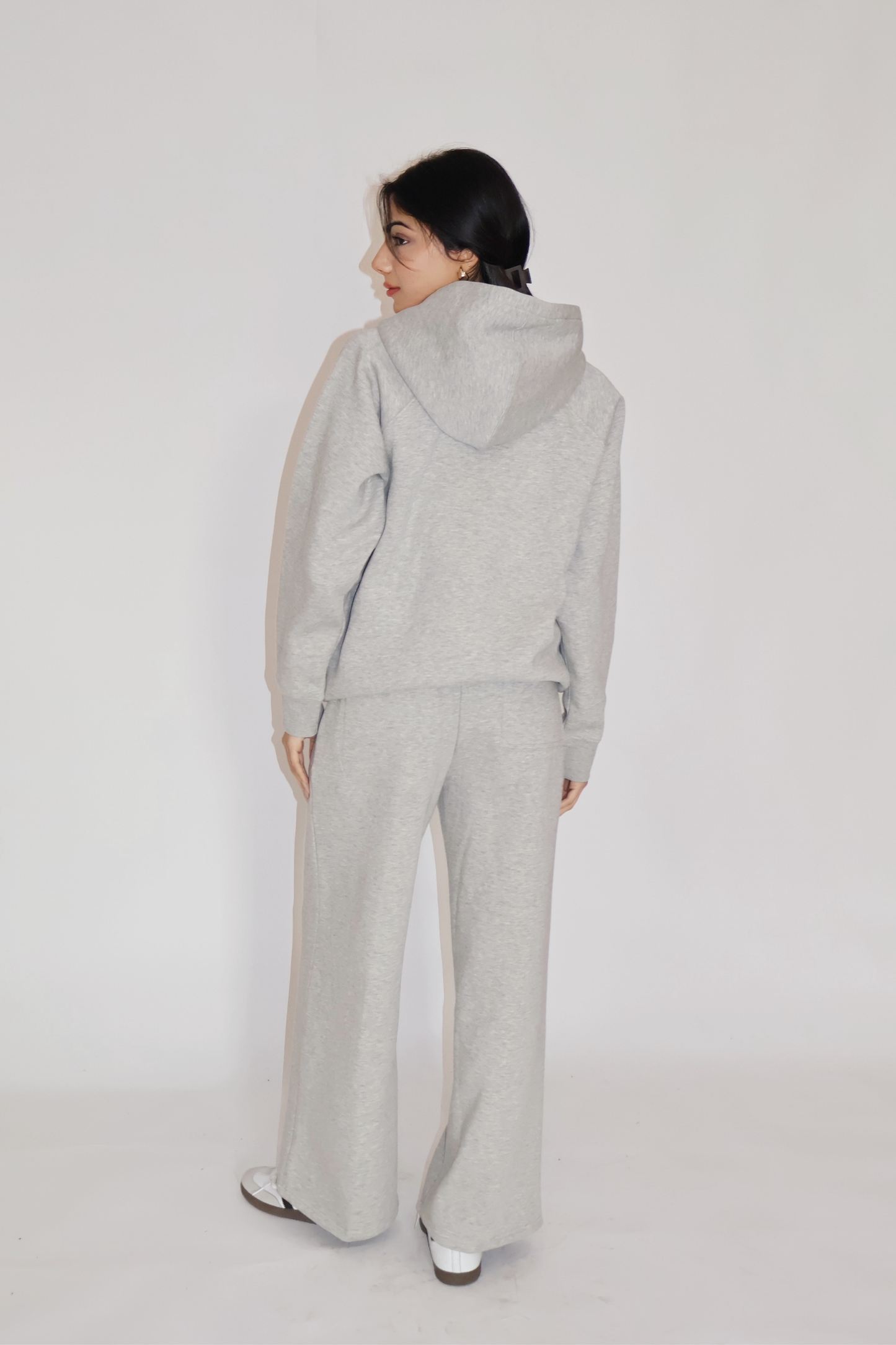 HOODIE CO-ORD SET - (Gray)