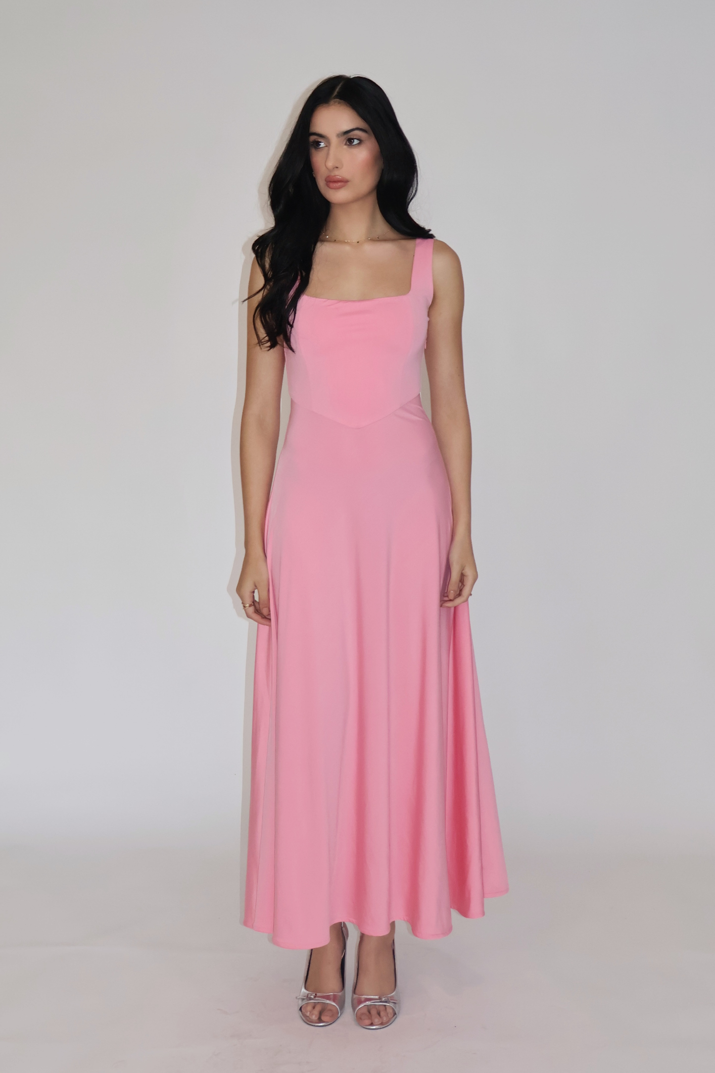 ROSÉ DRESS - (Flamingo)