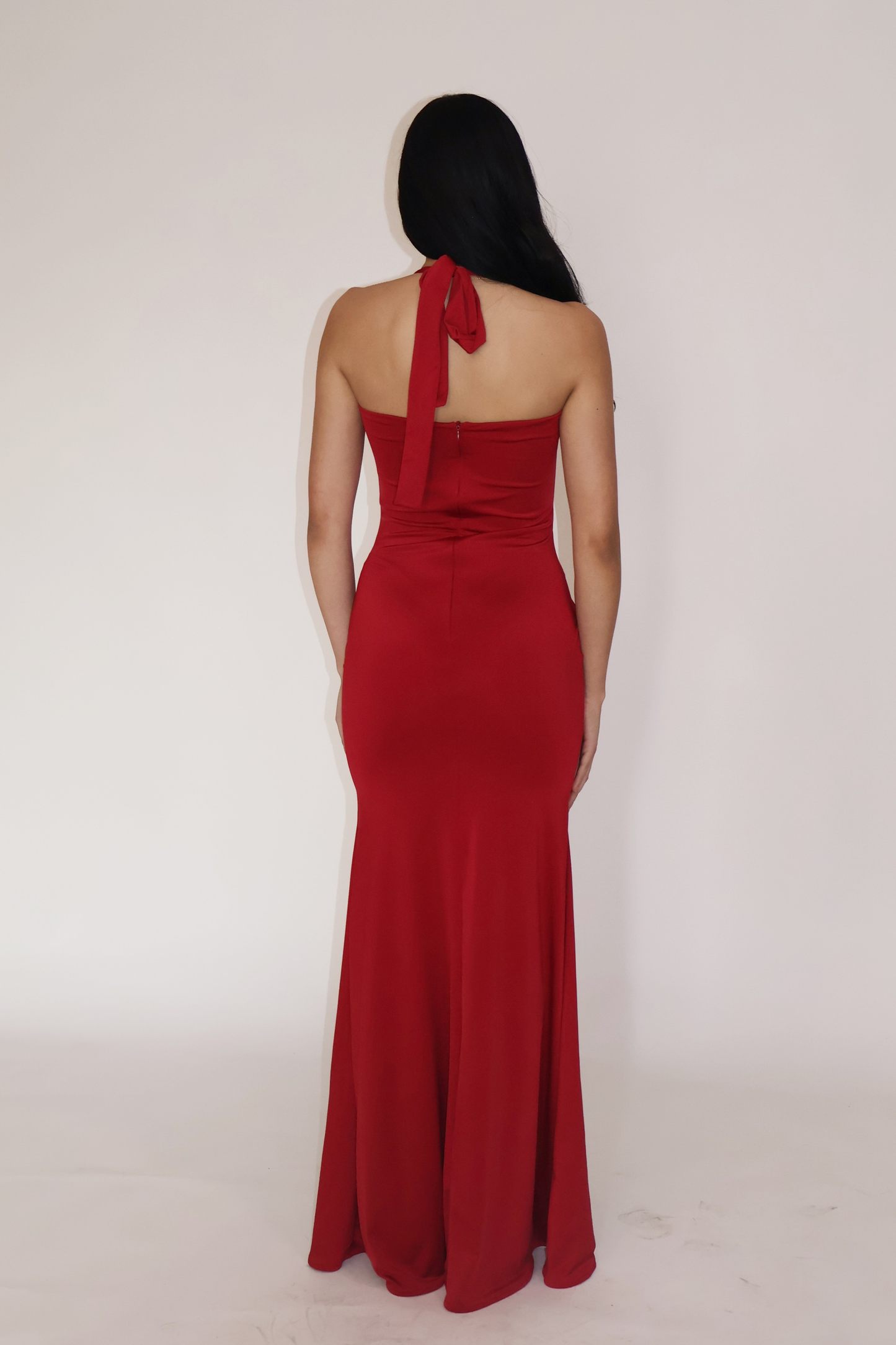 MIMOSA DRESS - (Cherry)