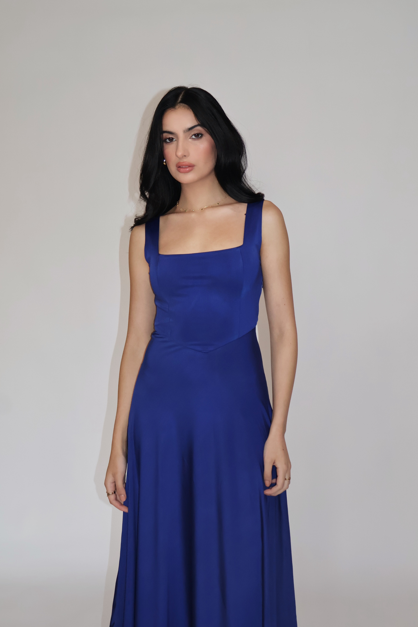 ROSÉ DRESS - (Navy)