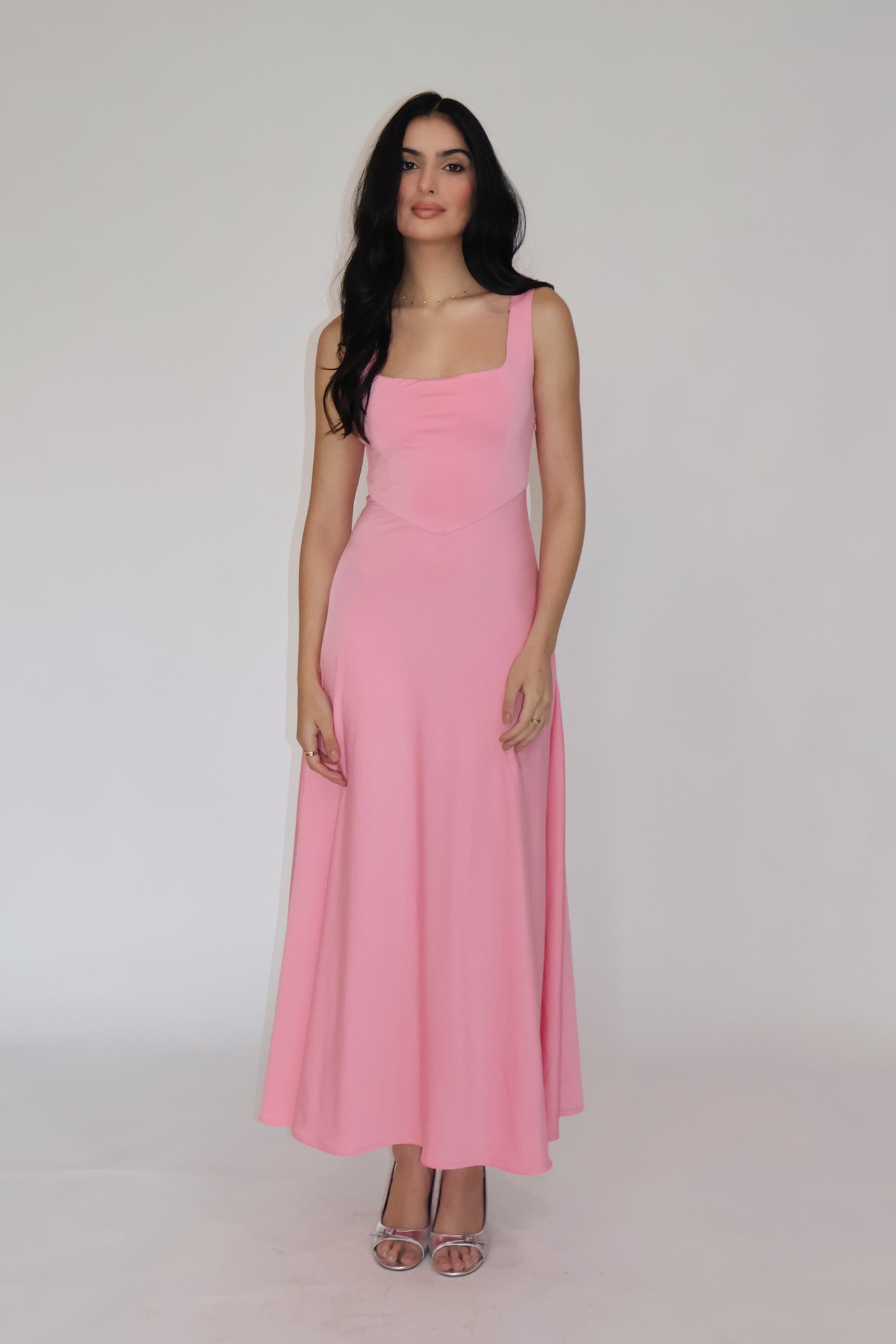 ROSÉ DRESS - (Flamingo)