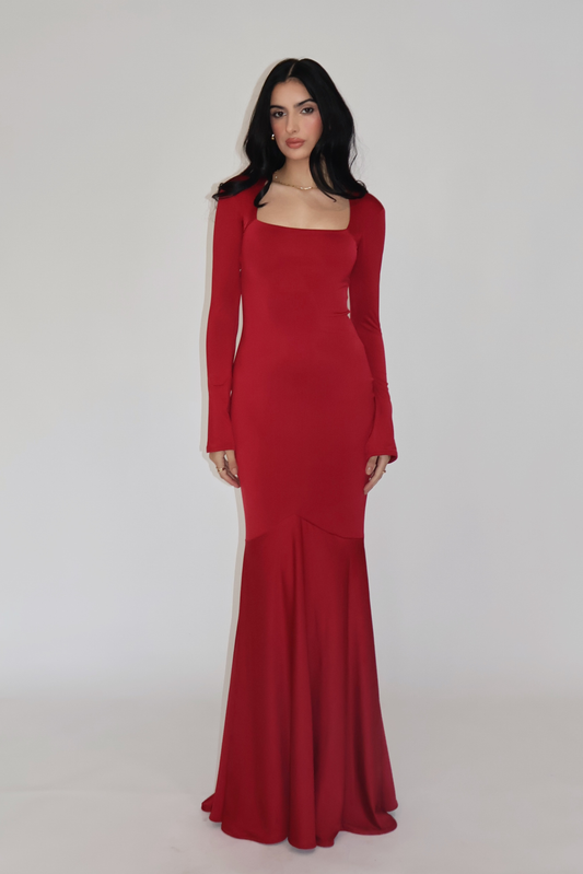 MARTINI DRESS - (Cherry)