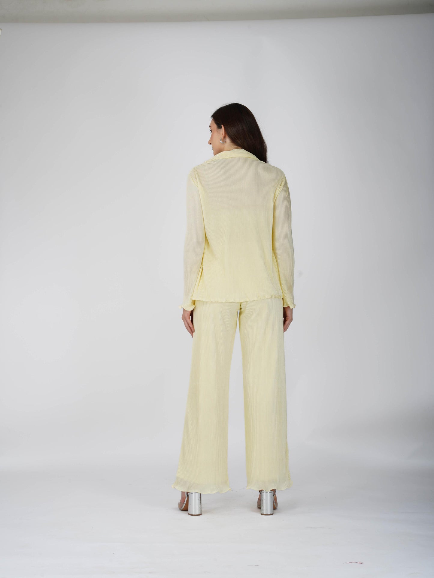 Yellow Pleated Coord Set - Bliss Coord (Butter)