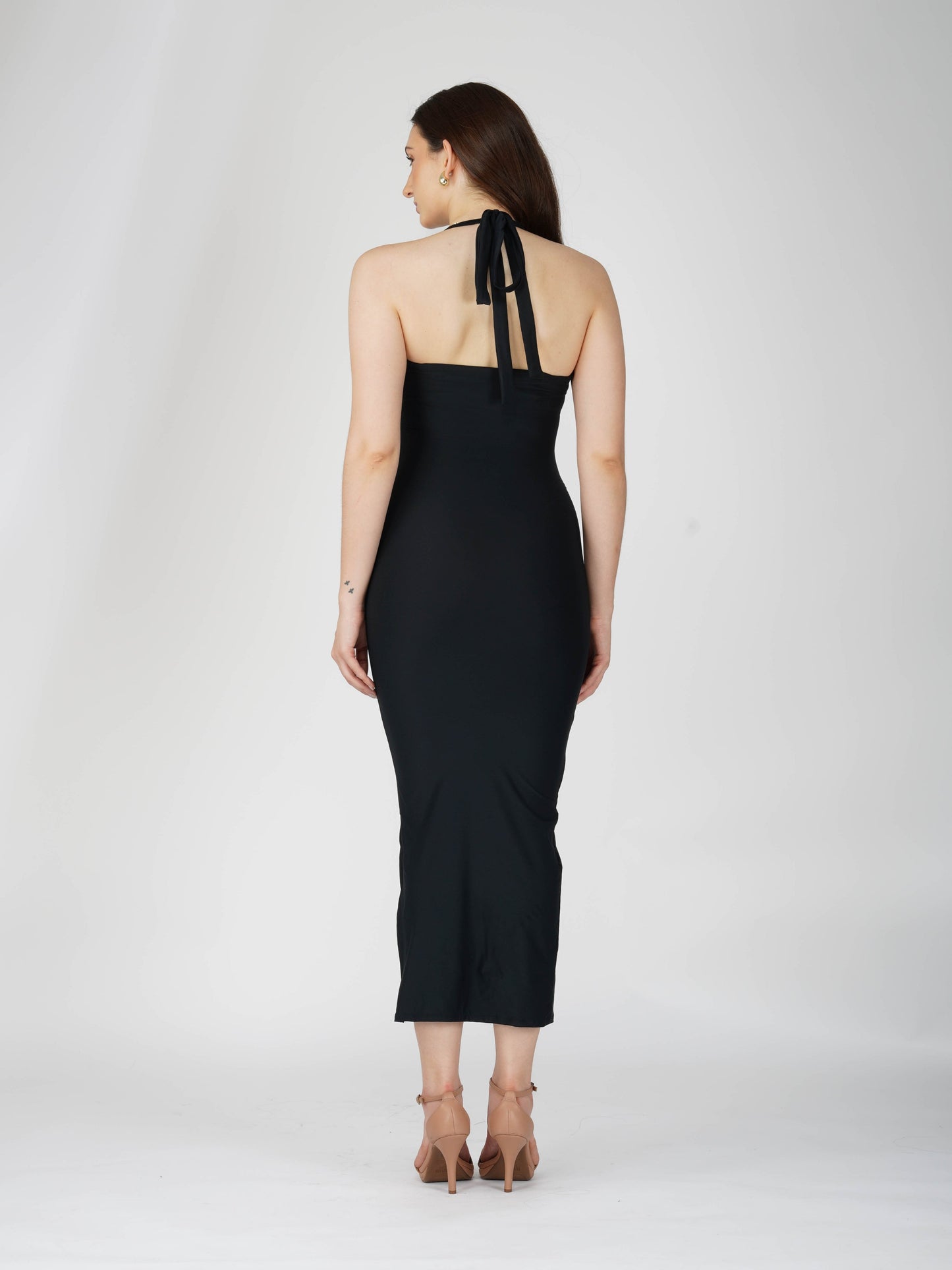 Black Sweetheart Neckline Dress - Ray Dress (Onyx)