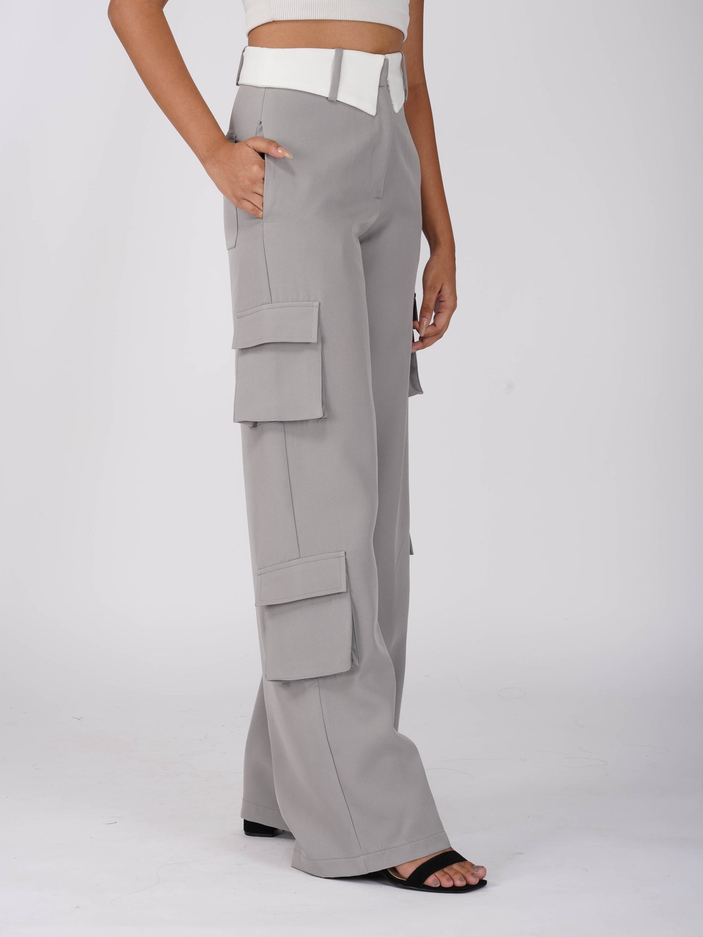Grey Cargo Pants - Dusk Pants (Ash)