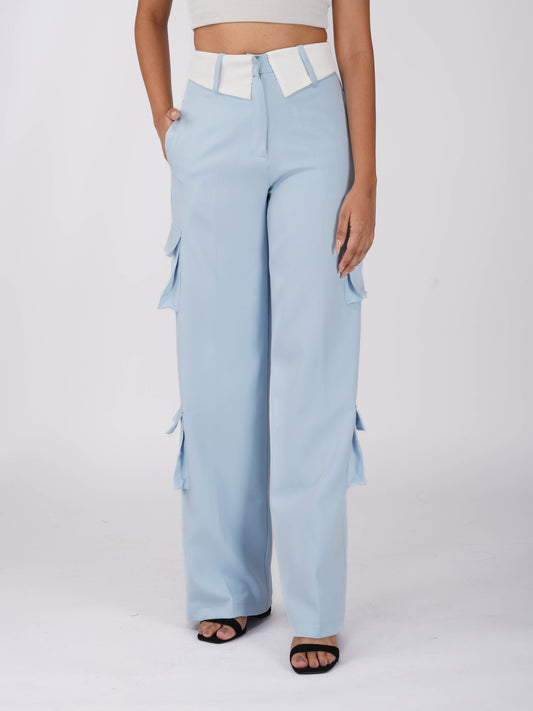 Blue Cargo Pants - Dusk Pants (Sky)