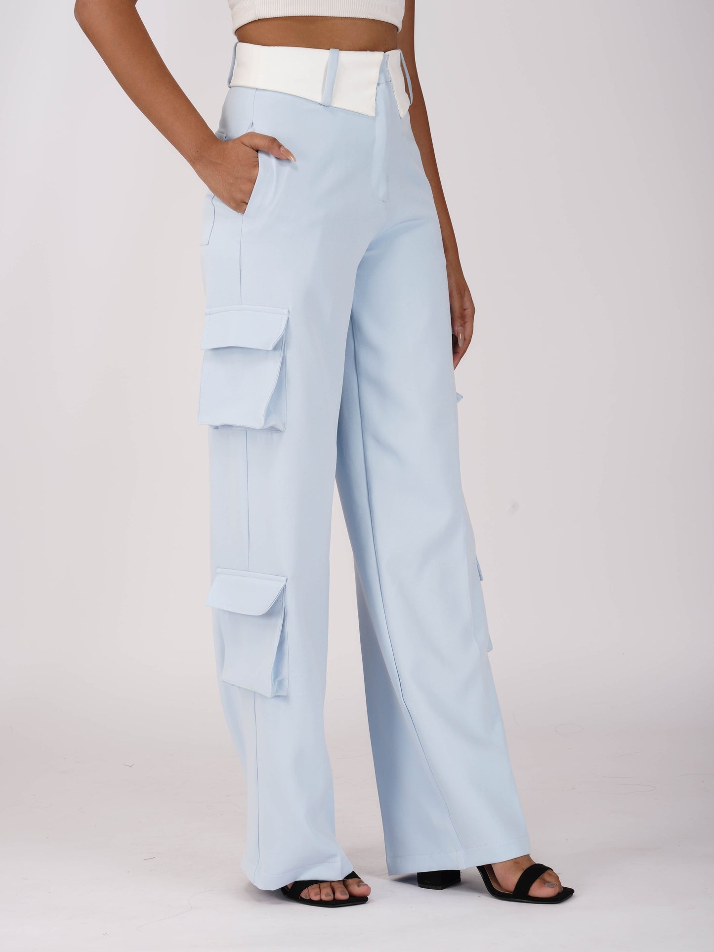 Blue Cargo Pants - Dusk Pants (Sky)