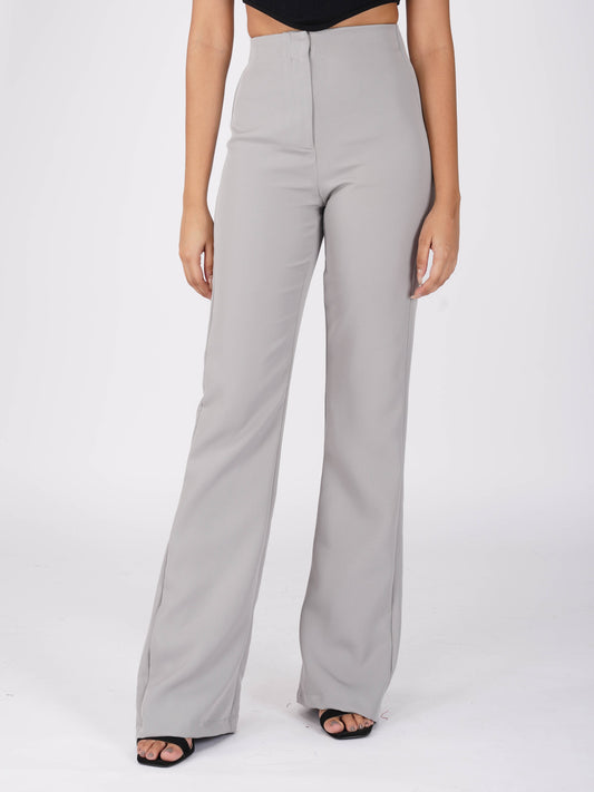 Grey Flare Pants - Moss Pants (Ash)