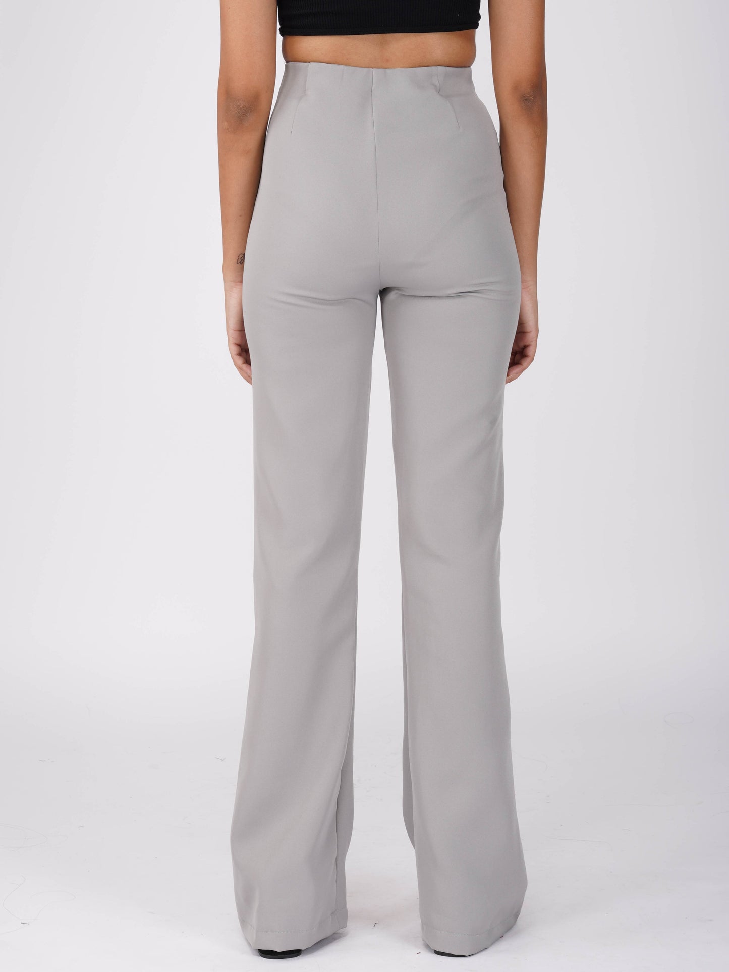 Grey Flare Pants - Moss Pants (Ash)