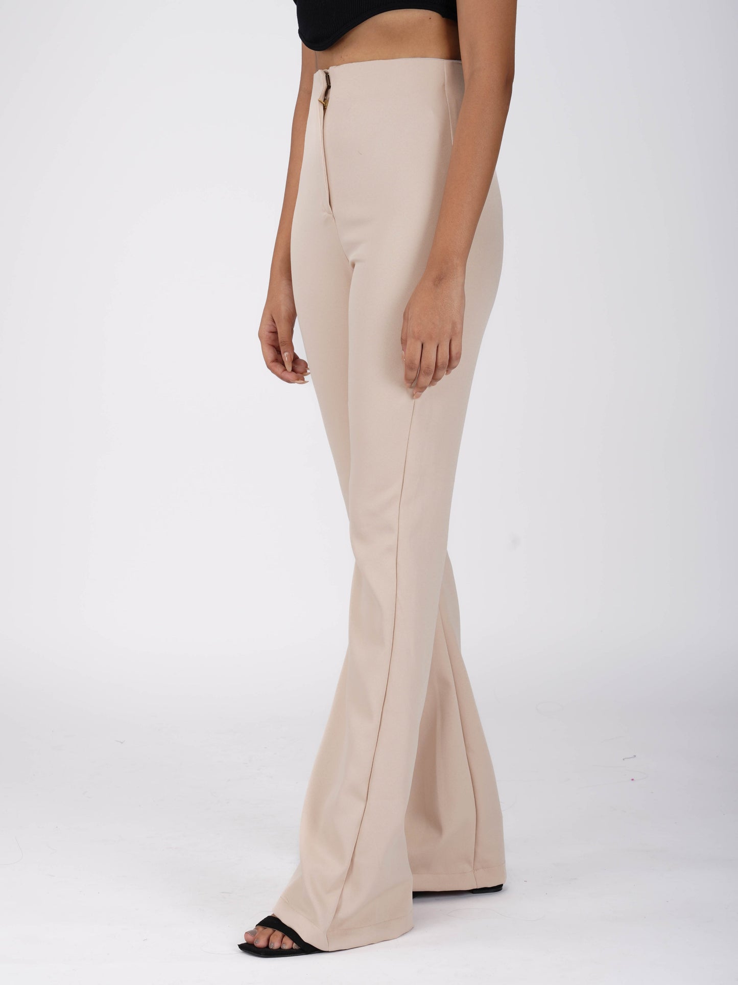 Beige Flare Pants - Moss Pants (Sand)