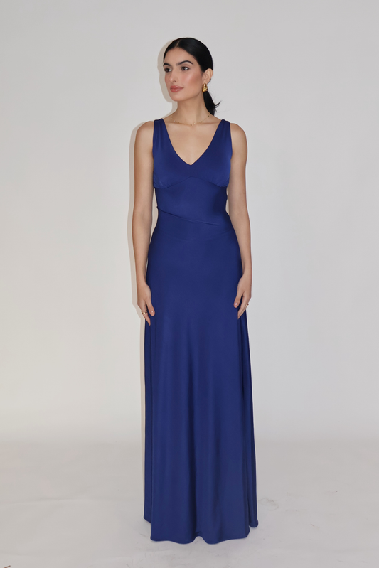 PROSECO DRESS - (Navy)