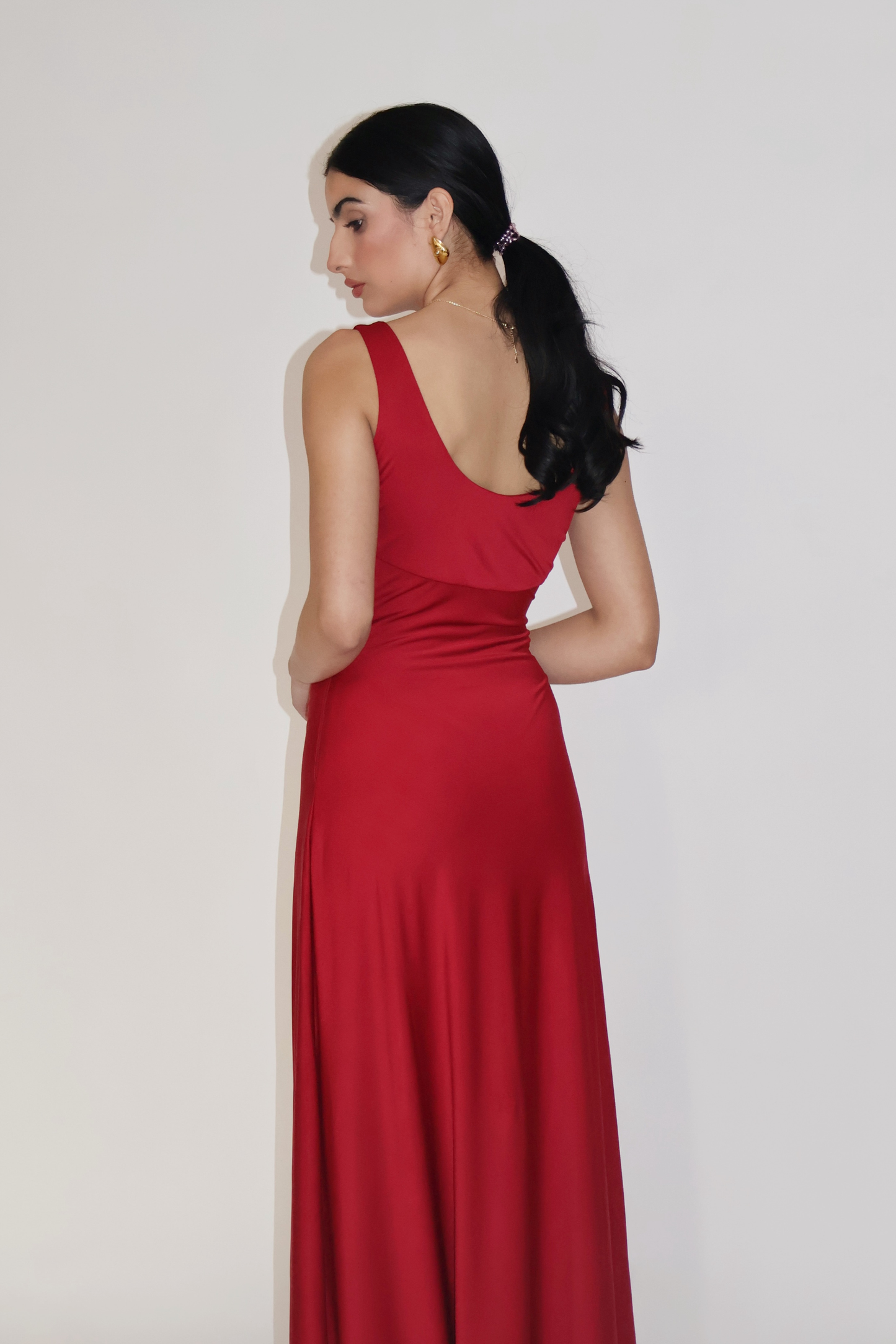 PROSECO DRESS - (Cherry)