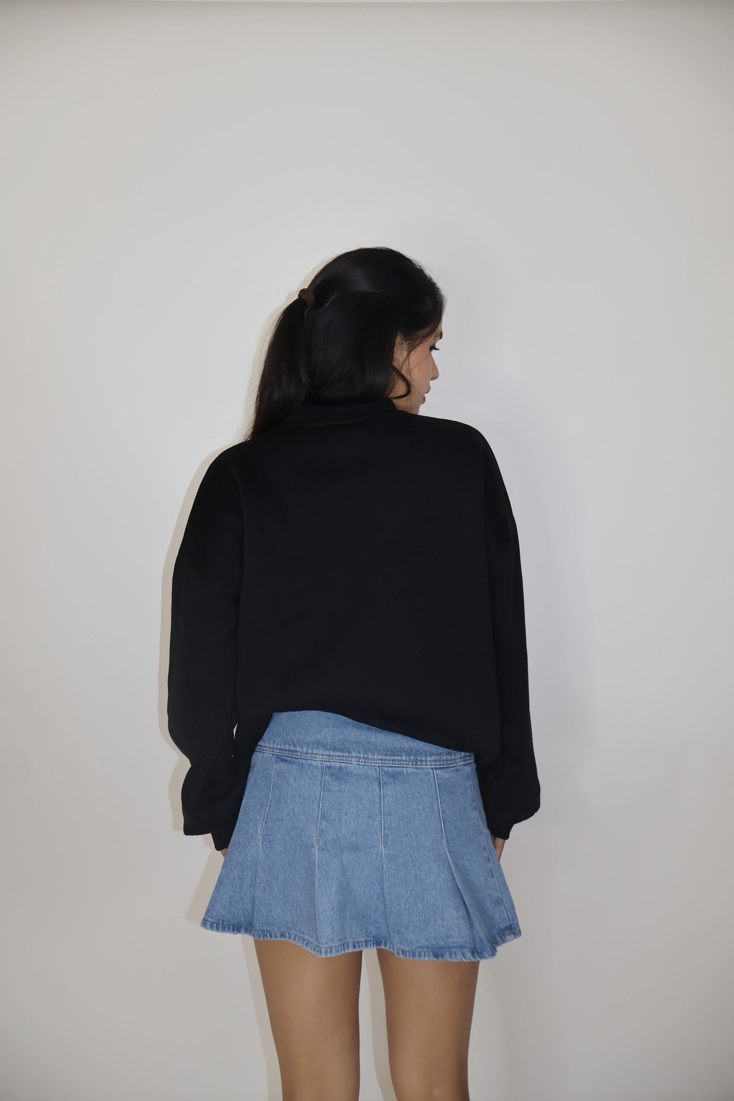 Black Crewneck Sweatshirt - Butter Soft Crewneck (Onyx)