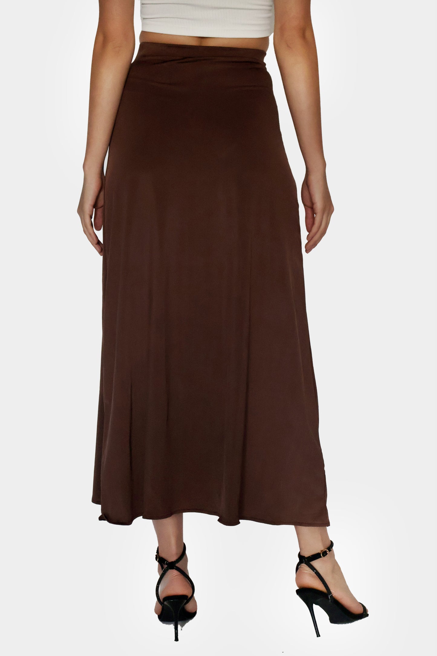 Brown Maxi Skirt - Cedar Skirt (Coco)