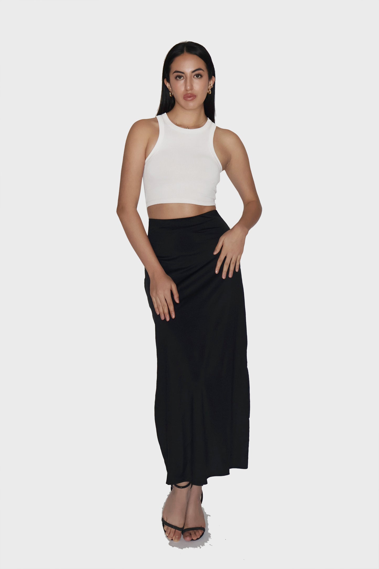 Black Maxi Skirt - Cedar Skirt (Onyx)
