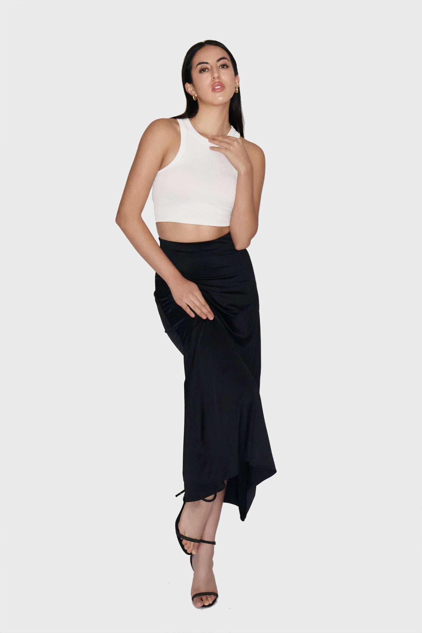 Black Maxi Skirt - Cedar Skirt (Onyx)