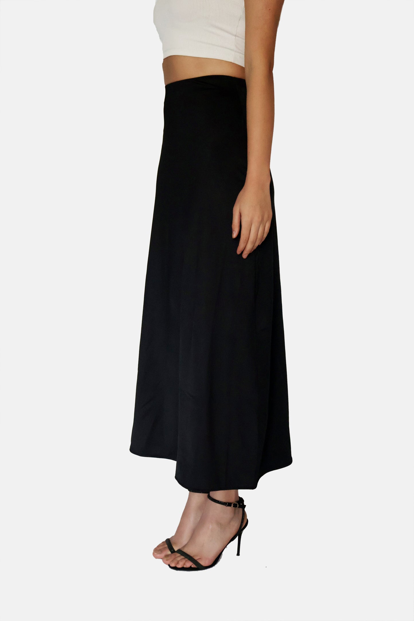 Black Maxi Skirt - Cedar Skirt (Onyx)