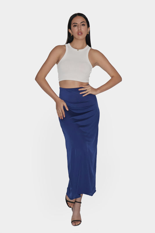 Blue Maxi Skirt - Cedar Skirt (Navy)