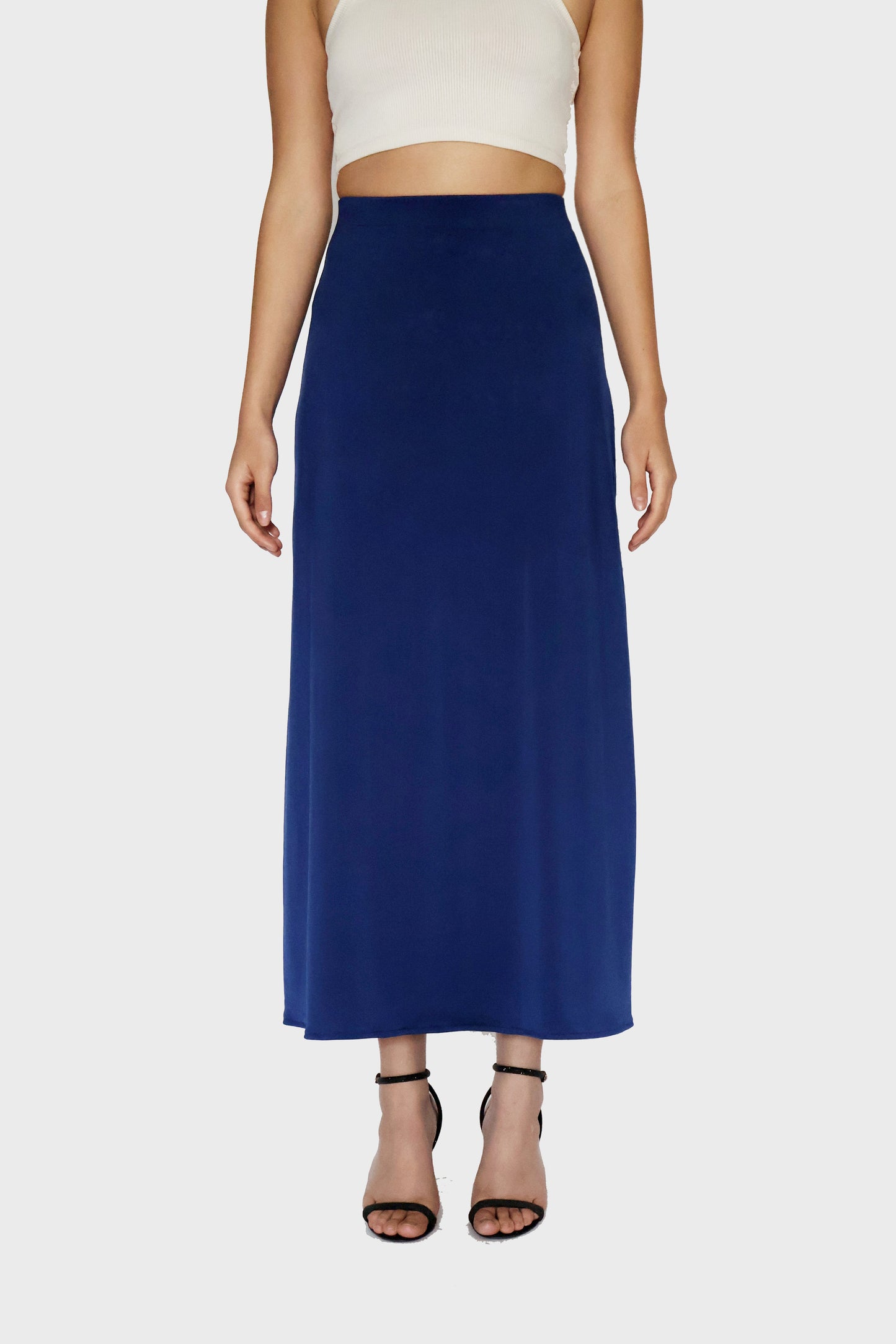 Blue Maxi Skirt - Cedar Skirt (Navy)