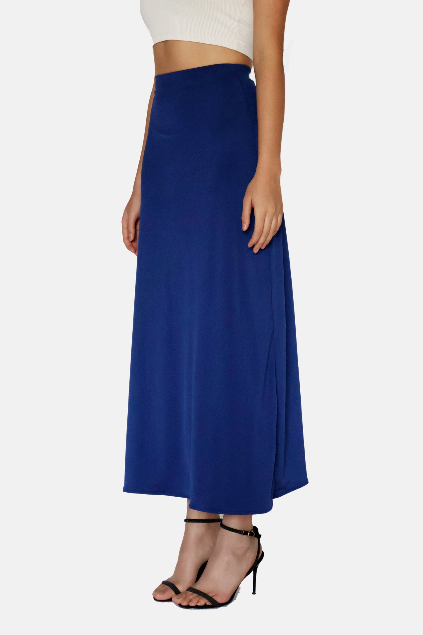 Blue Maxi Skirt - Cedar Skirt (Navy)