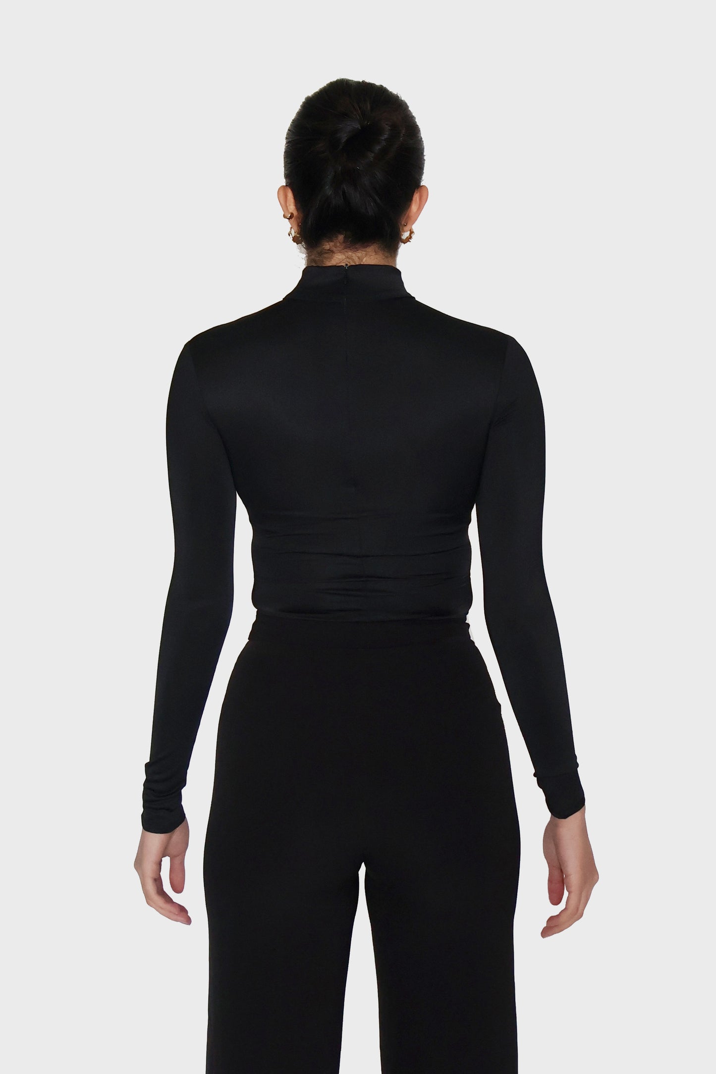 Black Turtleneck Bodysuit - Birch Bodysuit (Onyx)