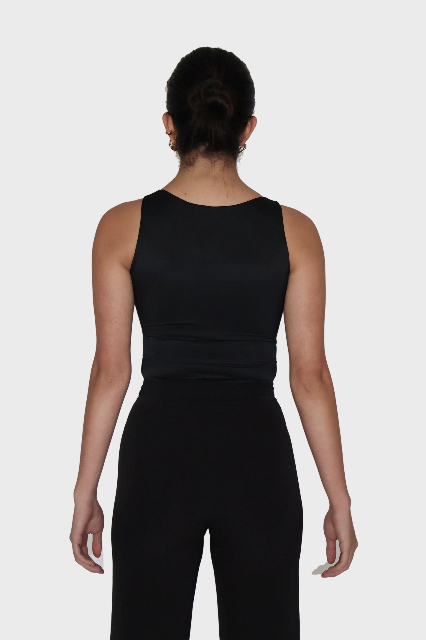 Black Boat Neck Bodysuit - Fern Bodysuit (Onyx)
