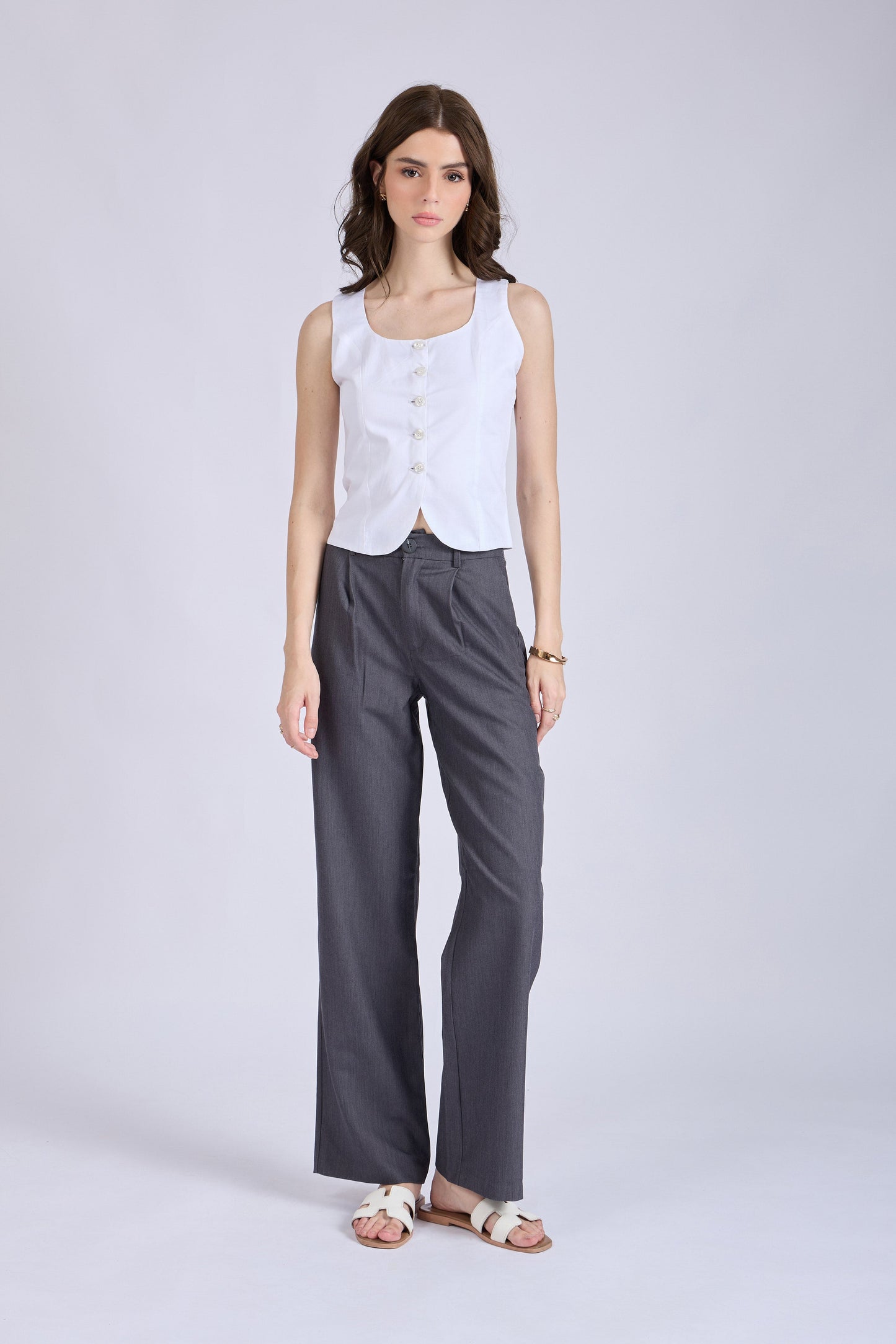 Dove Square Neck Waistcoat – ASTER