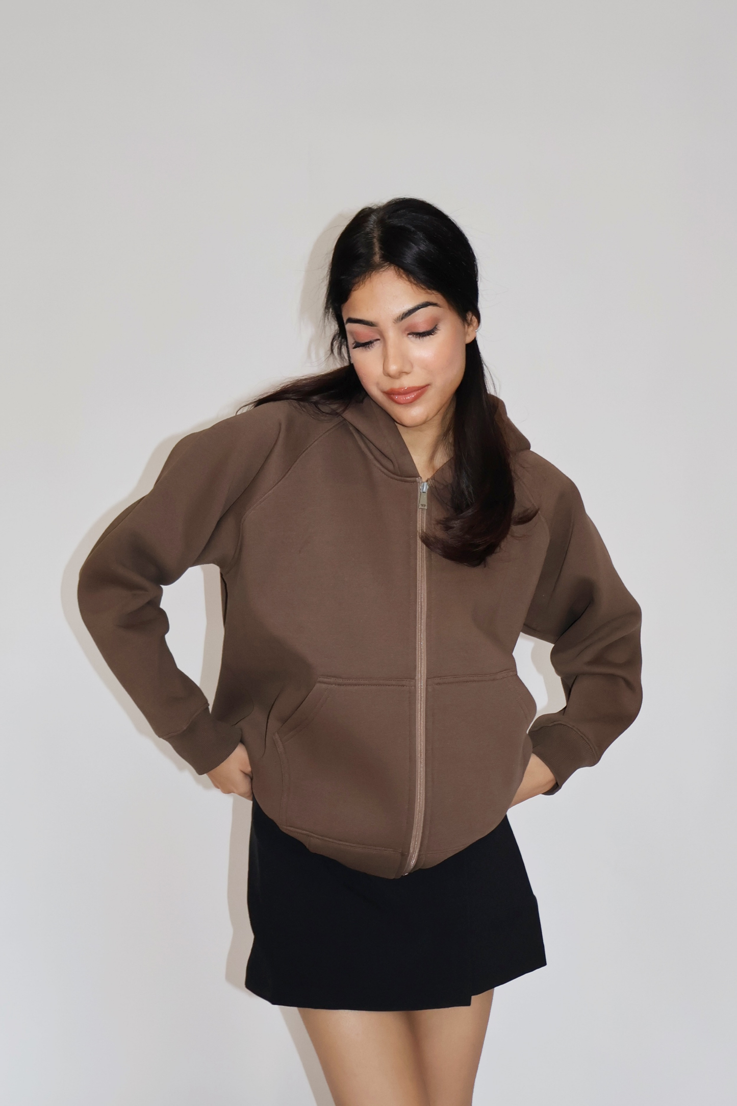 OVERSIZED HOODED ZIPPER (COCO)